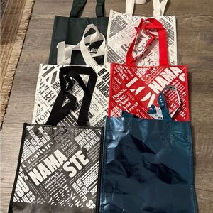 Lululemon and Athleta Reusable bags